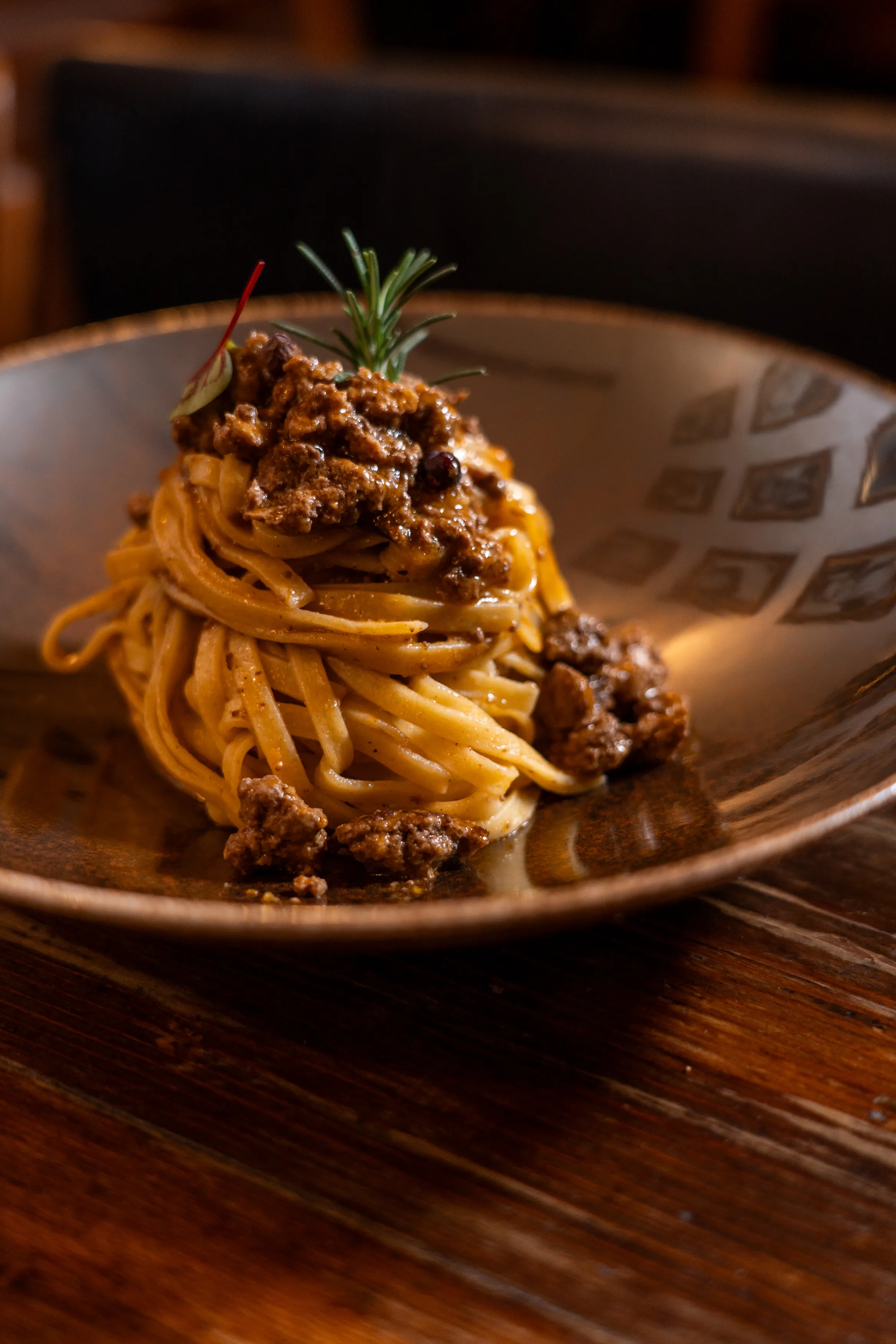 Tagliolini al ragù d'anatra